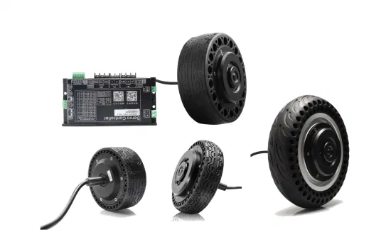 AMPS 4,5 Zoll 1,1 nm 24 VDC integrierter elektrischer Radmotor-Naben-Servomotor für Roboter Agv-Haushaltsroboter